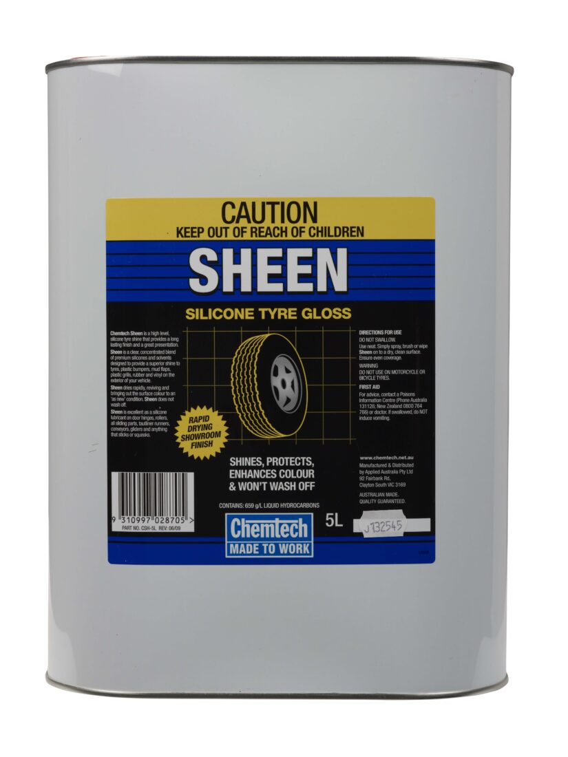 Csh 5l Sheen Tyre Shine 5l Front