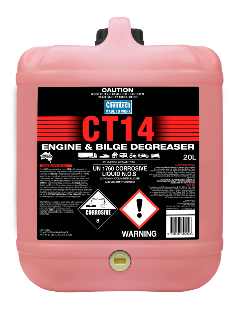 Ct14 20l Engine And Bilge Degreaser 20l Front