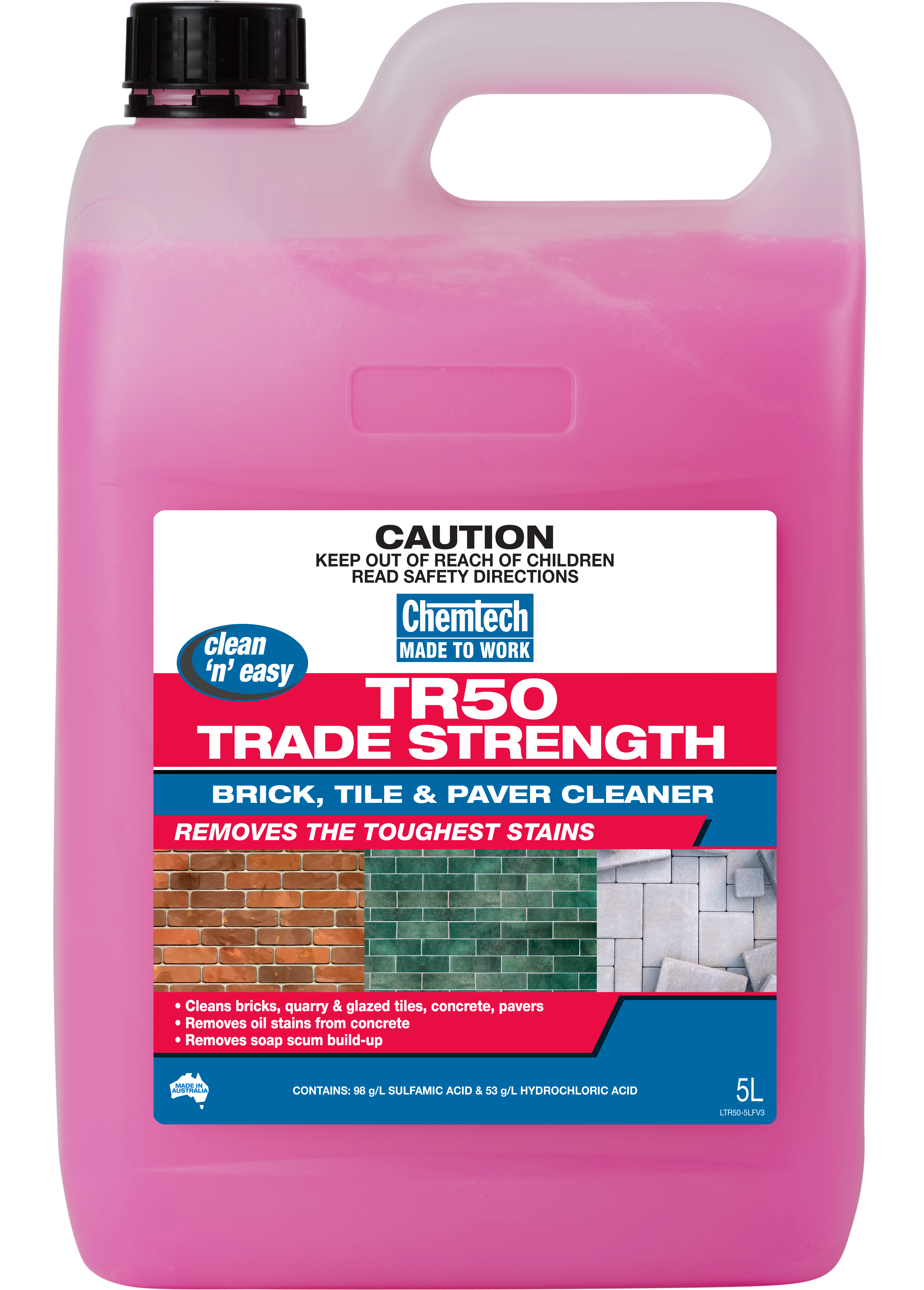 Tr50 5l Cne Tr50 Brick Tile Paver Claner 5l Front